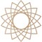 Ekena Millwork Eleanor Wood Fretwork Pierced Ceiling Medallion, Alder, 16"OD x 6 1/8"ID x 3/8"T CMWP16X16X0375EAAL - alternate 4